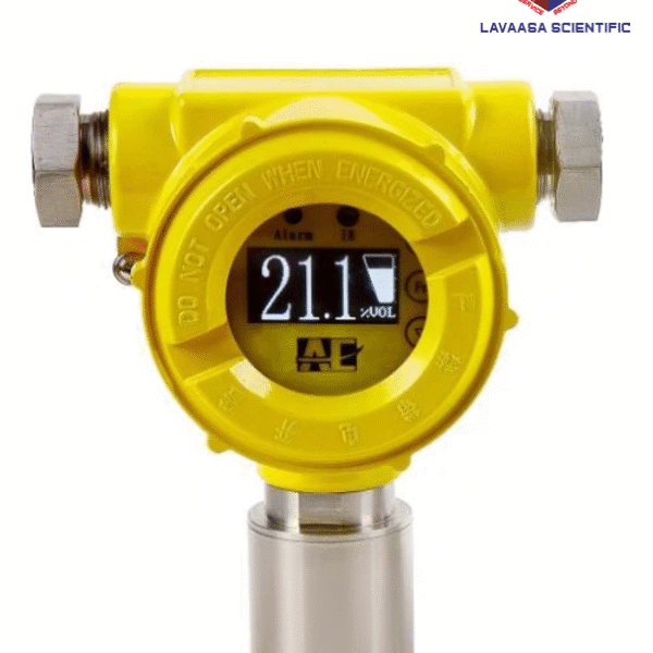 Fixed explosion-proof gas detector for industrial safety and hazardous gas monitoring.