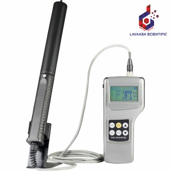 Indoor Air Quality Monitor by Kanomax – Advanced device for measuring air quality parameters such as particulate matter, CO2, and humidity in indoor environments.