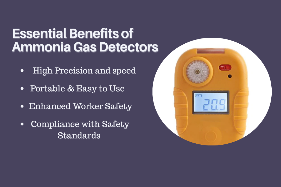 Handheld Ammonia Gas Detector – A Smart Solution for Industrial Safety